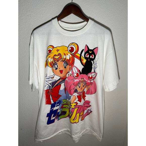 Sailor Moon Rare Anime Vintage Reprint Single Stitch T-shirt Screen Stars - Picture 1 of 6
